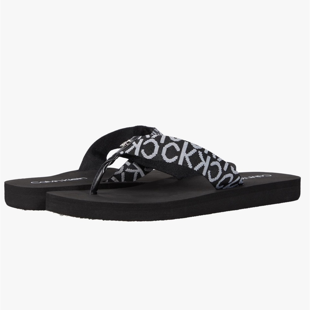 NEW Calvin Klein Callin Flip Flop Sandals Women Size 6